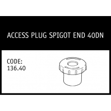 Marley Solvent Joint Access Plug Spigot End 40DN - 136.40